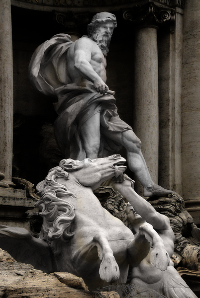 Trevi Fountain Detail #7